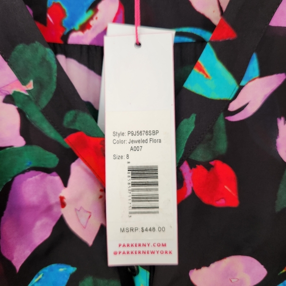 NWT Parker Cora Floral Print Maxi Dress - Picture 6 of 6